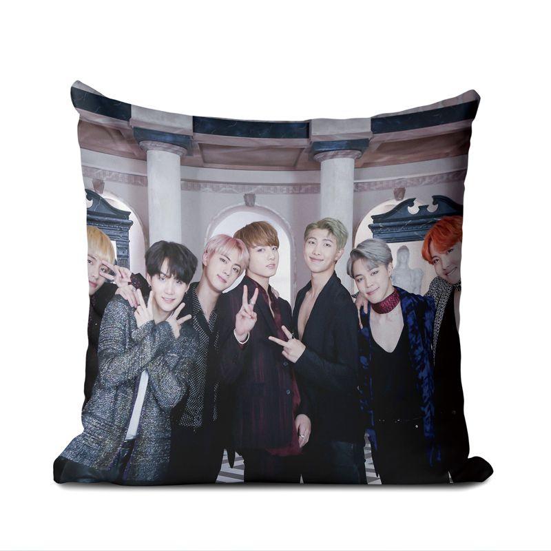 Of The Soul 7 Print Pillow Case Decorative Kpop Bangtan Boys Cover Cushion