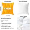Kohler Cushion Cover Reversible Plush Pillow Cover – For car, sofa, bedroom, perfect as a gift.