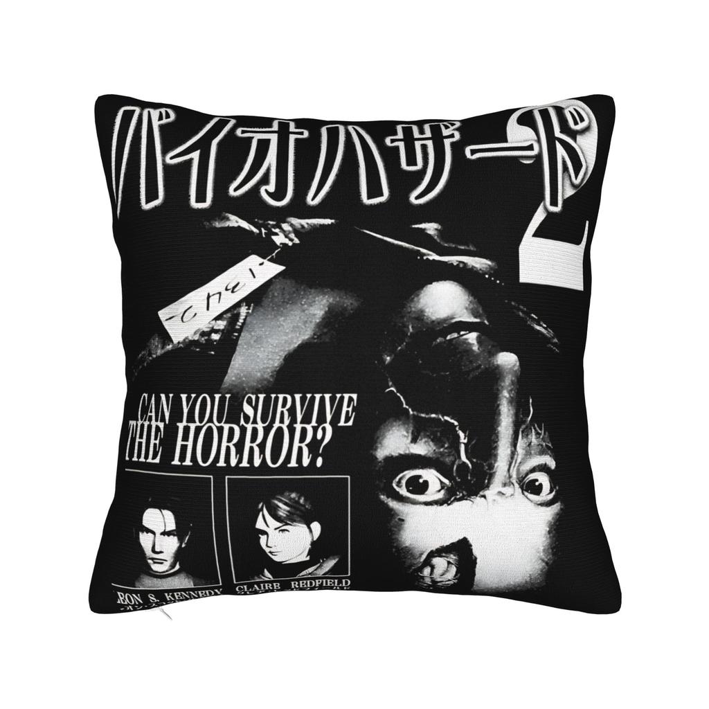 Leon Video Games Kennedy Survival Birthday Gift Pillow Case Residents Evils Pillow Cover Soft Pillowcases For Sofa Home Decor
