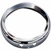 Headlight Decorative Outer Bezel Rim Fits For Peugeot 404 Chrome Plated Metal Headlamp Bezel Ring Trim – Fit Headlight Retaining Rim Replacement Pair