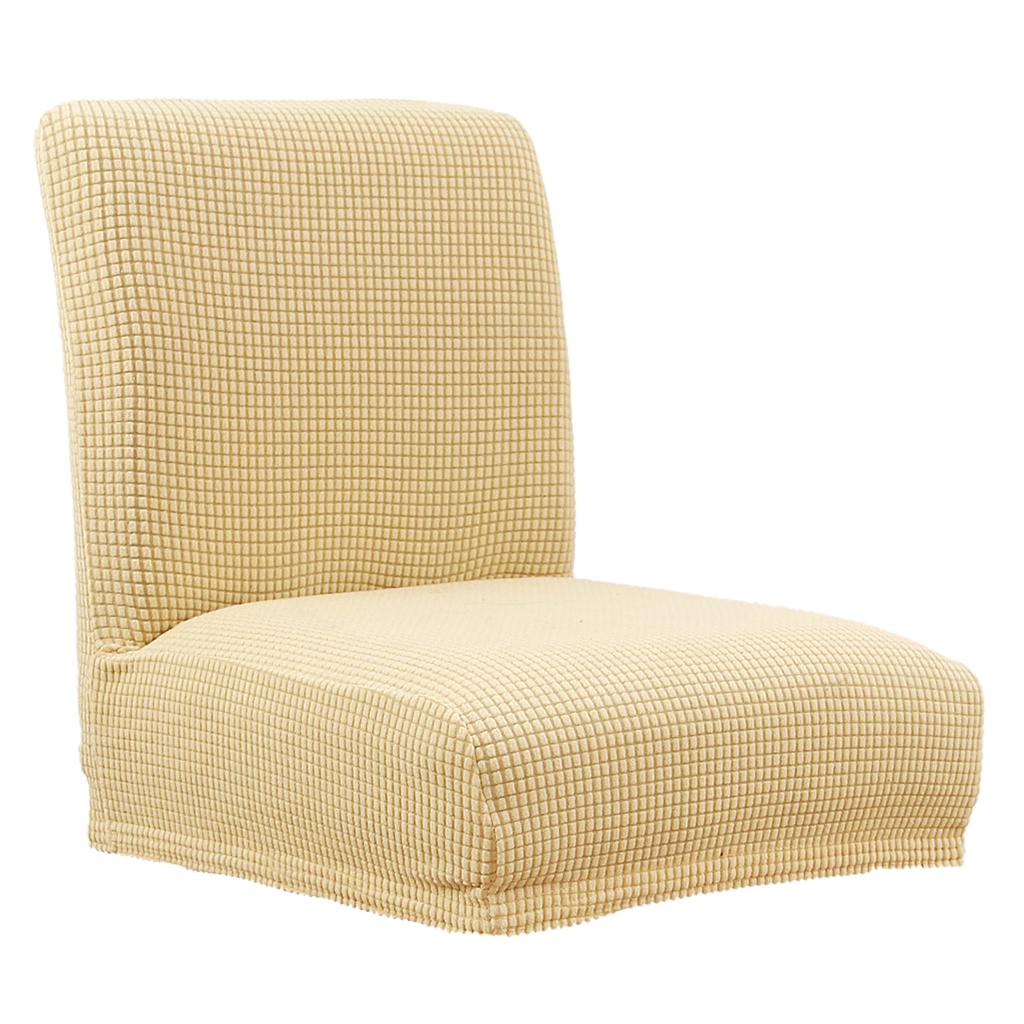 Cheap Jacquard Stretch Low Back Chair Cover Bar Counter Stool Slipcover