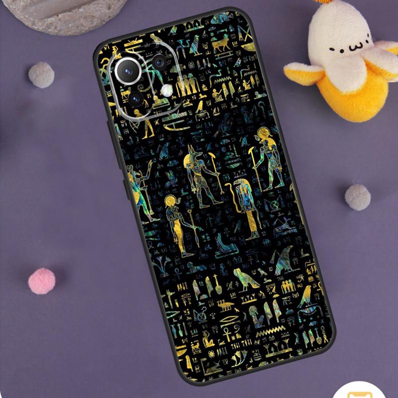 Egypt Pharaoh Mural Case For Xiaomi 14 15 Ultra 13T 14T 15T 17 Pro Max POCO F5 F6 F7 X5 X6 X7 Pro F8 Ultra Cover