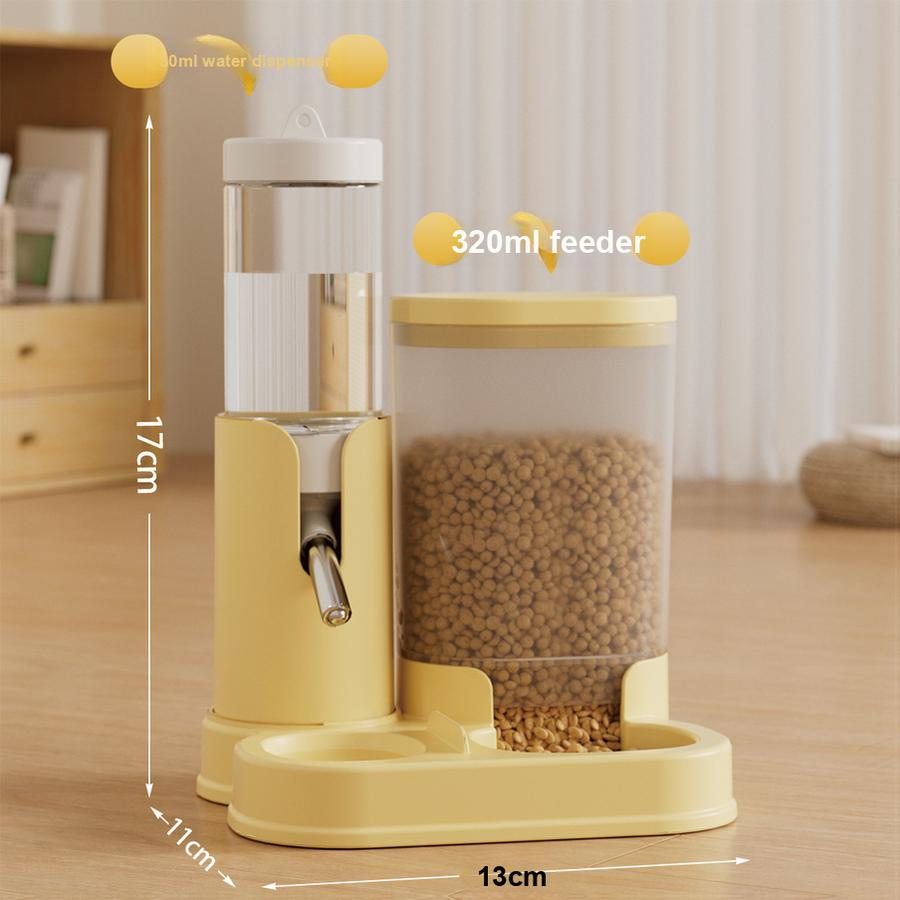 

Автоматическая многофункциональная поилка-кормушка для хомяка, морской свинки, мелкого питомца 17*13*11cm