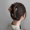 Solid Color Frosted Liquid Line Hair Claw Vintage Irregular Clouds Shape Hair Clip Hair Accessories
