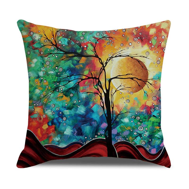 Printed Pillowcases, Linen Pillows, Sofa Pillows, Home Decoration Pillows