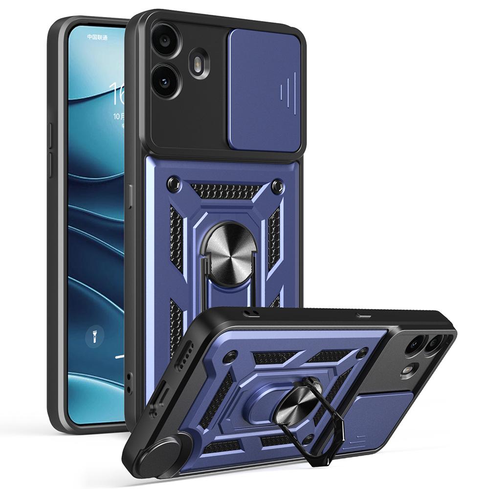 For Nothing CMF Phone 1 Case with Slide Camera Lid PC+TPU Kickstand Phone Cover