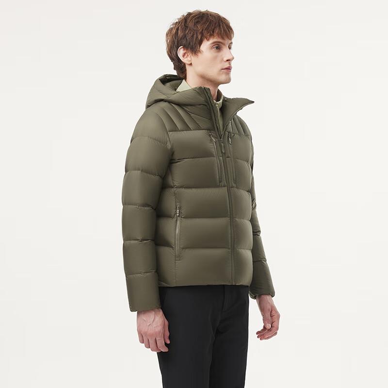 Tanboer Men's Hooded Puffer Jacket