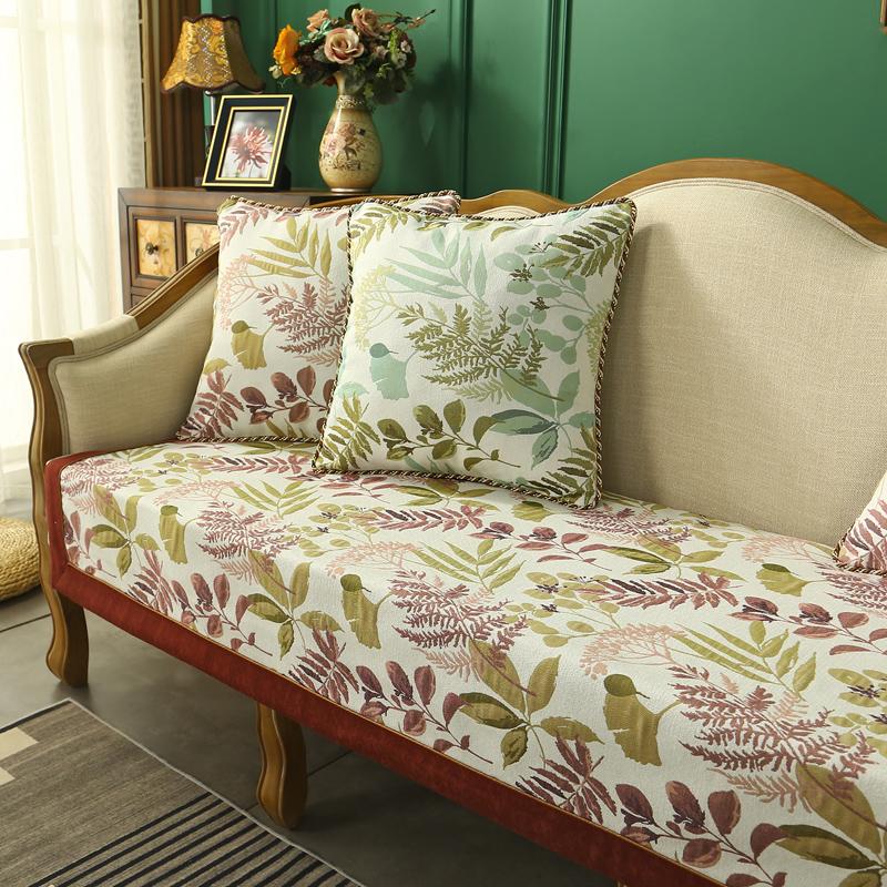 

Современные европейские чехлы для диванов, четыре сезона, универсальная подушка для дивана, чехол в пасторальном стиле, украшение для дома, секционный чехол для дивана 65x65