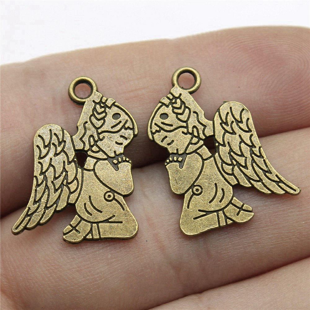 Charms Angel Pendants Kids' Jewelry Materials QC003