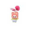 Lucky Cat Keychain Plush Toy With Handwave Design For Gift And Decor