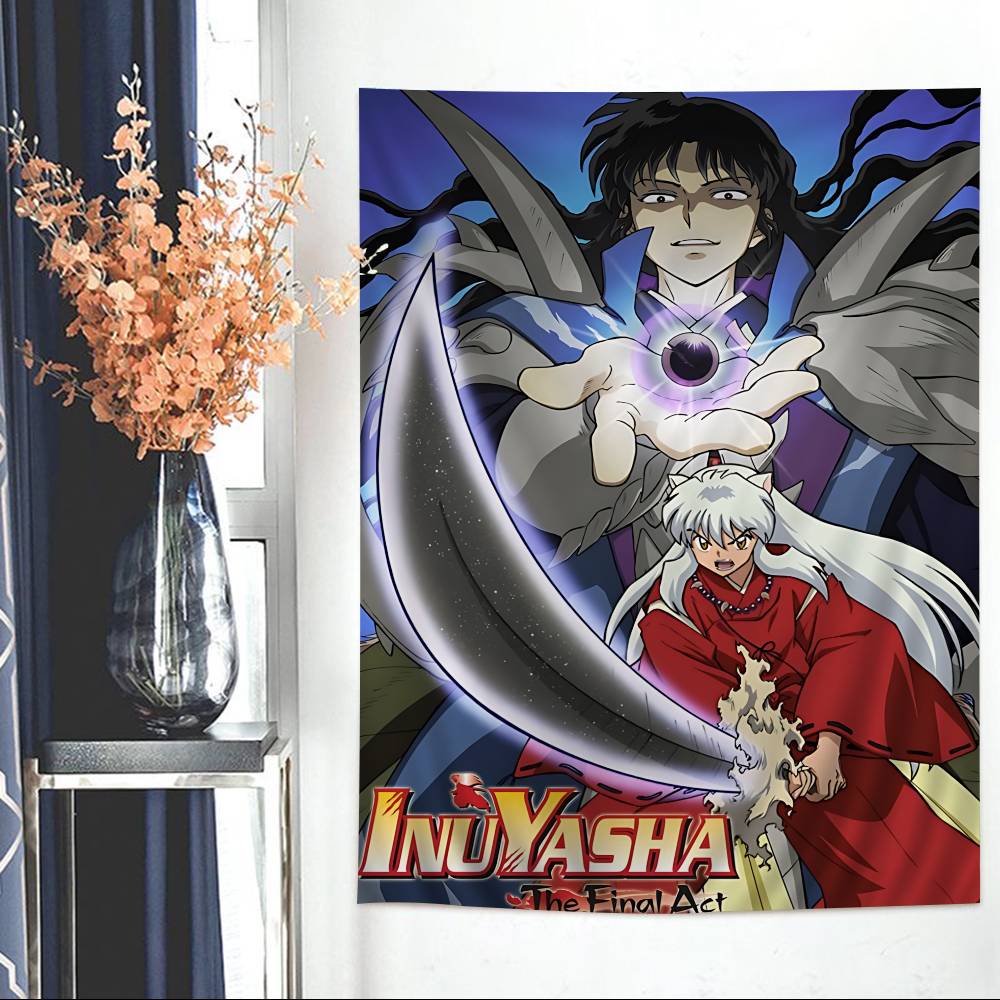 

Japen Anime IInuyasha Colorful Tapestry Wall Hanging Hippie Wall Hanging Bohemian Wall Tapestries Mandala Wall Hanging Sheets 74x94cm(29x37in)