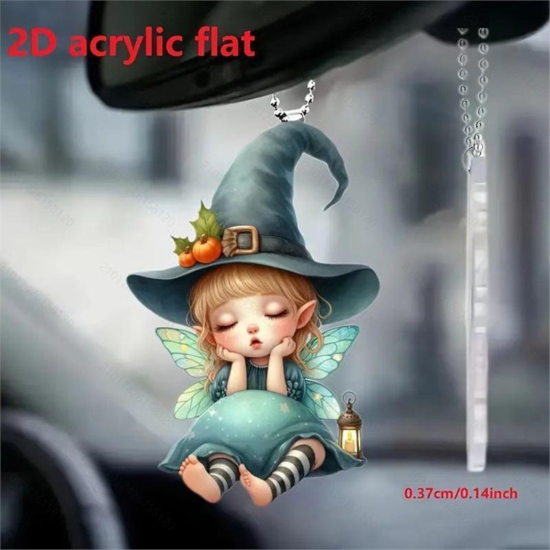 

Акриловое плоское подвесное украшение для автомобиля, рюкзака или домашнего декора. Standard