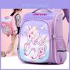 Adorable Cartoon Backpack For Elementary School Girls Large Capacity Oxford Material