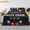 Salty Crew Find Refuge In The Sea Nautical Flags Ultra-Soft Blanket Quilt Winter Sofa Cover Bed Covers