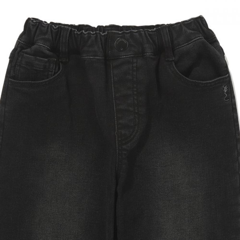 Bluetail Semi Wide Charcoal Gray Denim Pants Azh3pt02cg