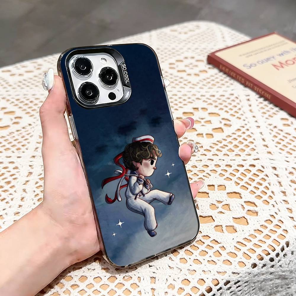 Conan G-Gray Wishbone Phone Case For iPhone 17,16,15,14,13,12,11 Plus,Pro Max,XS,Colored silver phone case