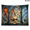 Lord Rings Wall Tapestry Aesthetic Wall Hanging Printed Fabric Blanket Decorative Tapestries for Bedroom Living Room Home Decor