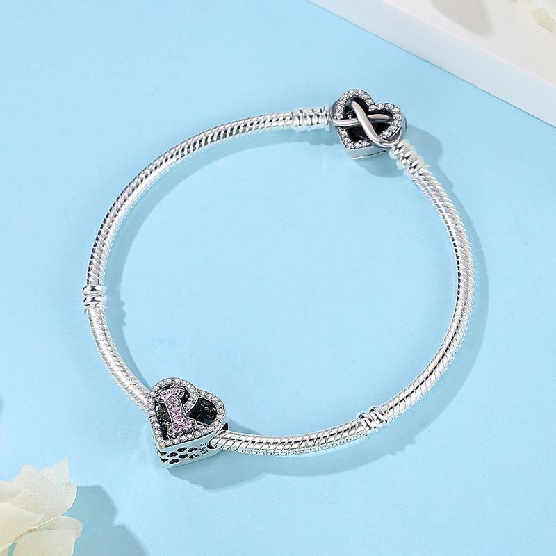 Original 925 Sterling copper Charms Love Pets Dog Cat Paw Print Pendant Beads Fit Brand Bracelets Necklaces Women DIY Zircon