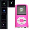 1.8in Player Support Memory Card Ultra Thin LCD MP3 Player with Bluetooth for Students Running Walking