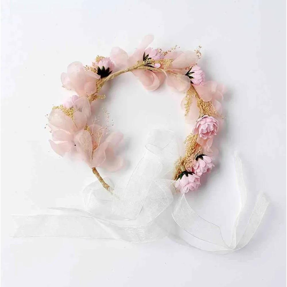 NeulWAYS Romance Flower Wreath Flower Headpiece Wreath Decoration