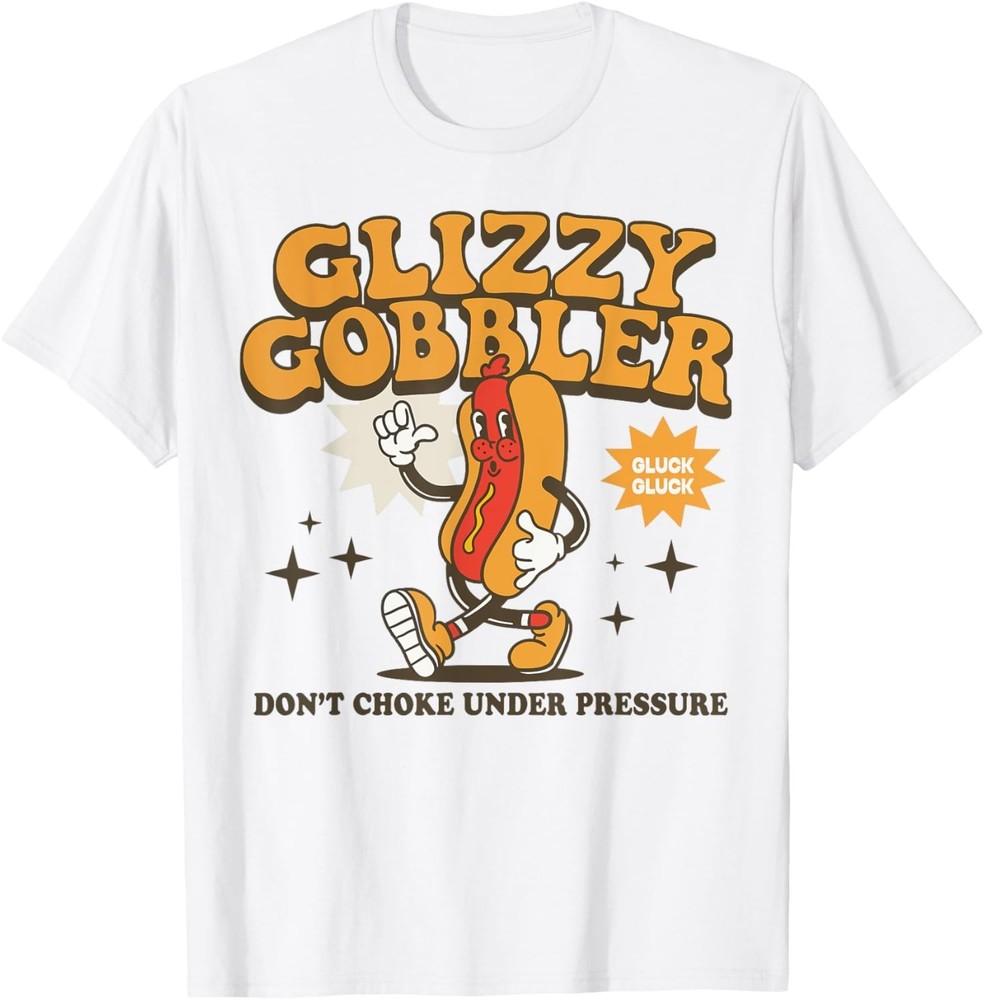

Glizzy Gobbler Смешная футболка с хот-догом Glizzy унисекс футболка XL