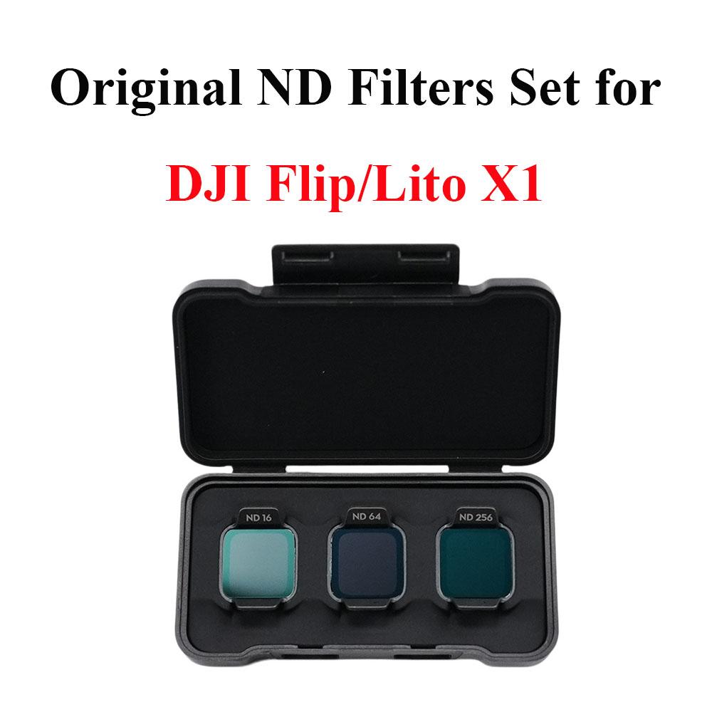 Original ND Filters Set (ND16/64/256) for DJI Flip/Lito X1 Drone Accessories
