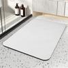 Quick Dry Diatomite Bath Mat PU Non Slip Floor Rug 60x40CM Bath Mat