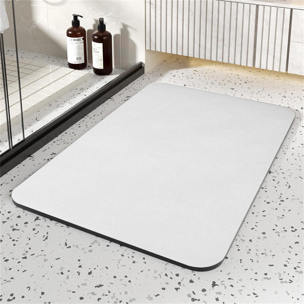 Quick Dry Diatomite Bath Mat PU Non Slip Floor Rug 60x40CM Bath Mat