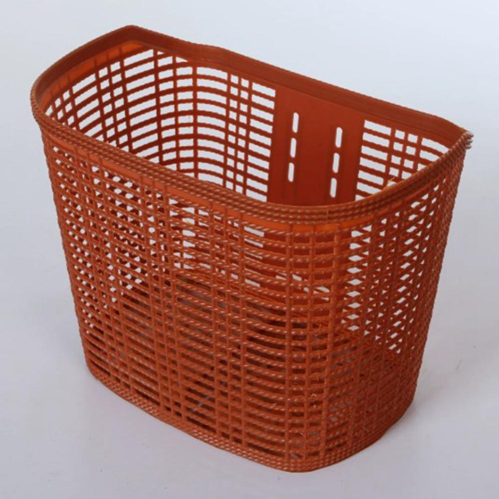 Hollow Bicycle Storage Bag Plastic Student Front Basket  Rear Cycling Accessories