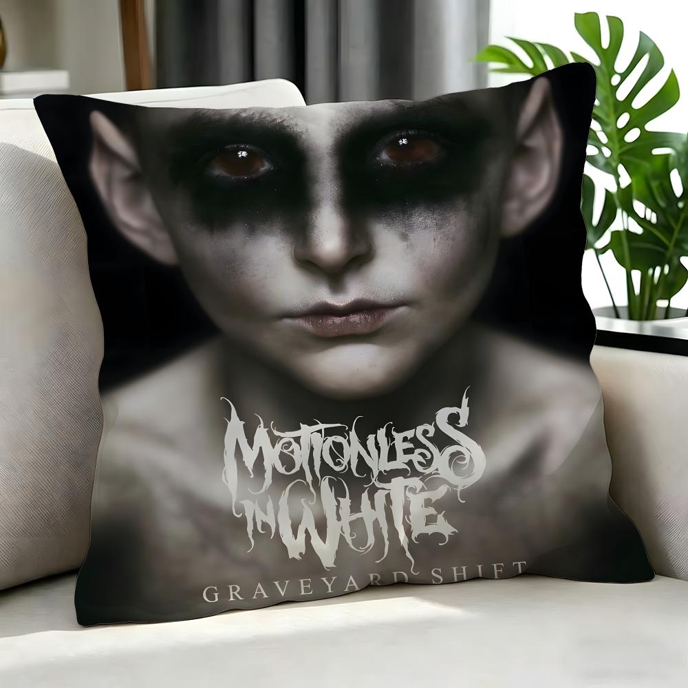 Band MMotionless In White Cushion Cover Cushion Cover Set Pcs x x x Pillowcase Decorative Sofa Home Decor
