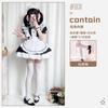 Catwoman Black and White Maid Outfit Japanese Anime Cosplay Girl Cos Maid Uniform Coffee Maid Princess Dress
