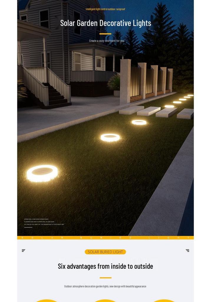 Dual-Use Solar Garden and Yard Lights for Pathways and Landscapes