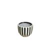 Ceramic Striped Candle Holder Retro Wax Melt Burner Home Decoration Candlestick  Photography Props