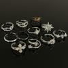 Star Moonstone Irregular Opening Ring Cold Wind Advanced Sense Personality Niche Design Sense Ring Female