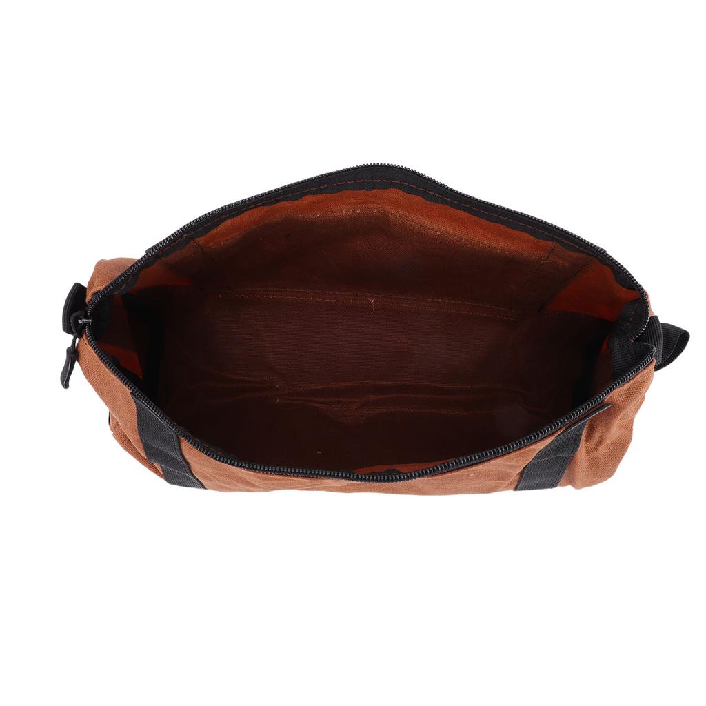 Tool Bag Wide Mouth Large Capacity Thickened Canvas Tool Organizer Bag for Hammer Pliers Wrench Screwdriver