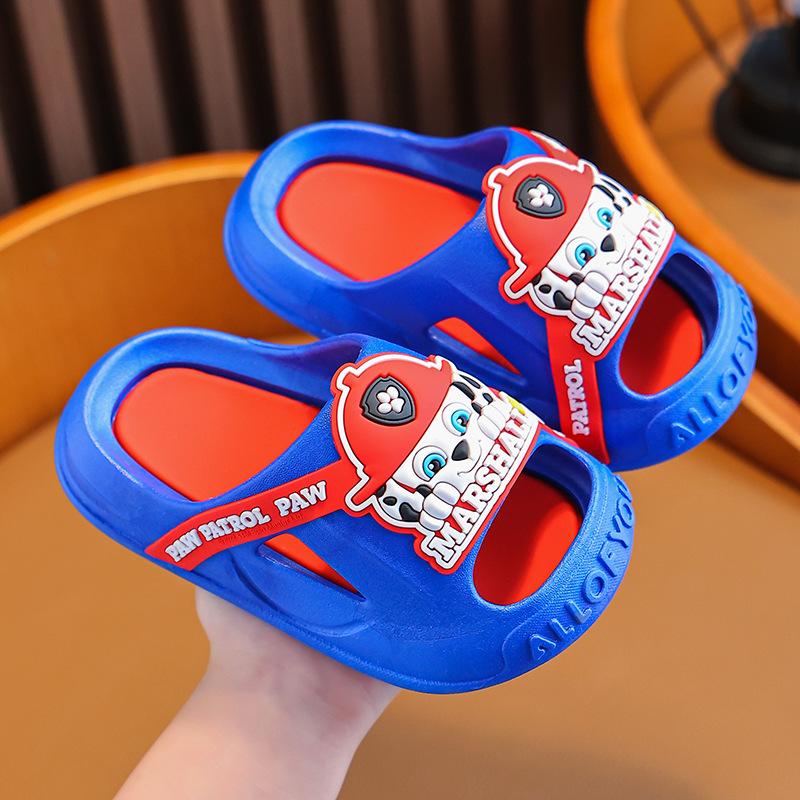 Paw Patrol Children's Slippers Summer Boys Kids Bath Non-Slip Indoor Big Kids Girls Baby Cool Slippers