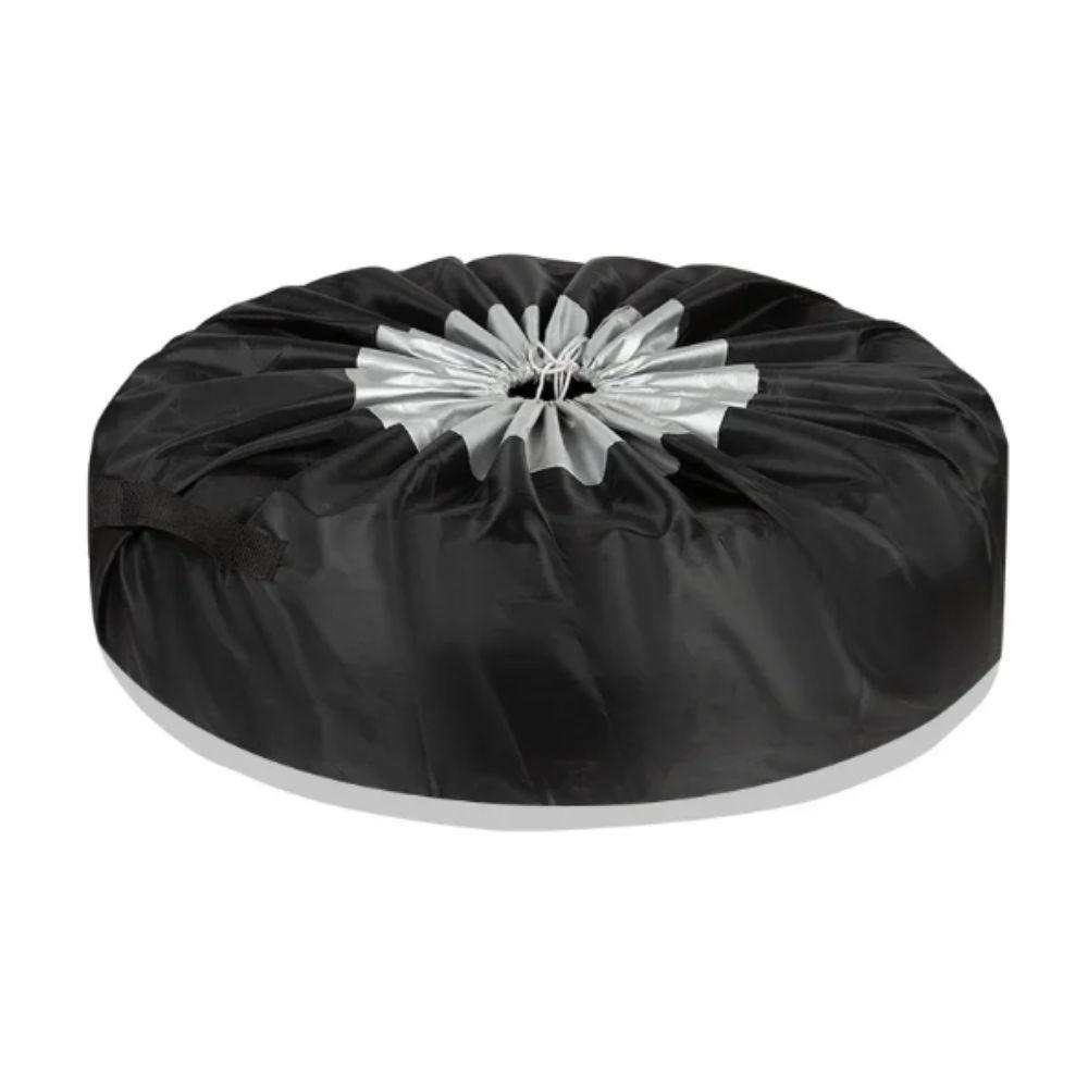 Silver Black Tire Cover Case Waterproof Wheel Storage Protector Spare Tire Cover  Auto Vehicle