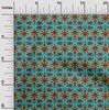 oneOone Cotton Flex Fabric Floral & Paisley Block Print Sewing Fabric BTY 40 Inch