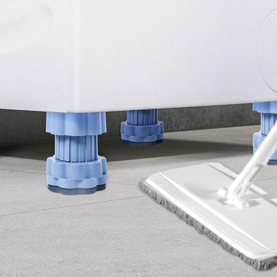 4/8Pcs Washing Machine Universal Heightening Pads Washer Dryer Leveling Stand Easy To Install Noise Reduction Anti-Vibration Riser Pads