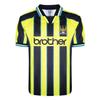 Score Draw Mens Retro 1999 Manchester City FC Away Shirt