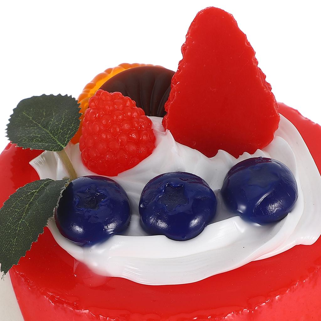 Exquisite Realistic Fake Birthday Cake for Display Photography Props Bakery Cafe Home Decor Wedding Birthday Party Tabletop