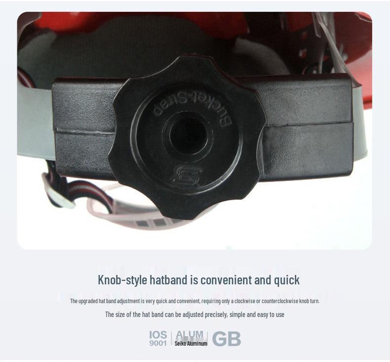 Export-Grade Aluminum Alloy Safety Helmet for Construction and Mining - Meets European and American Standards