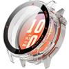 2in1 Case + Tempered Glass for Huawei Watch GT Runner 2, Transparent/Orange