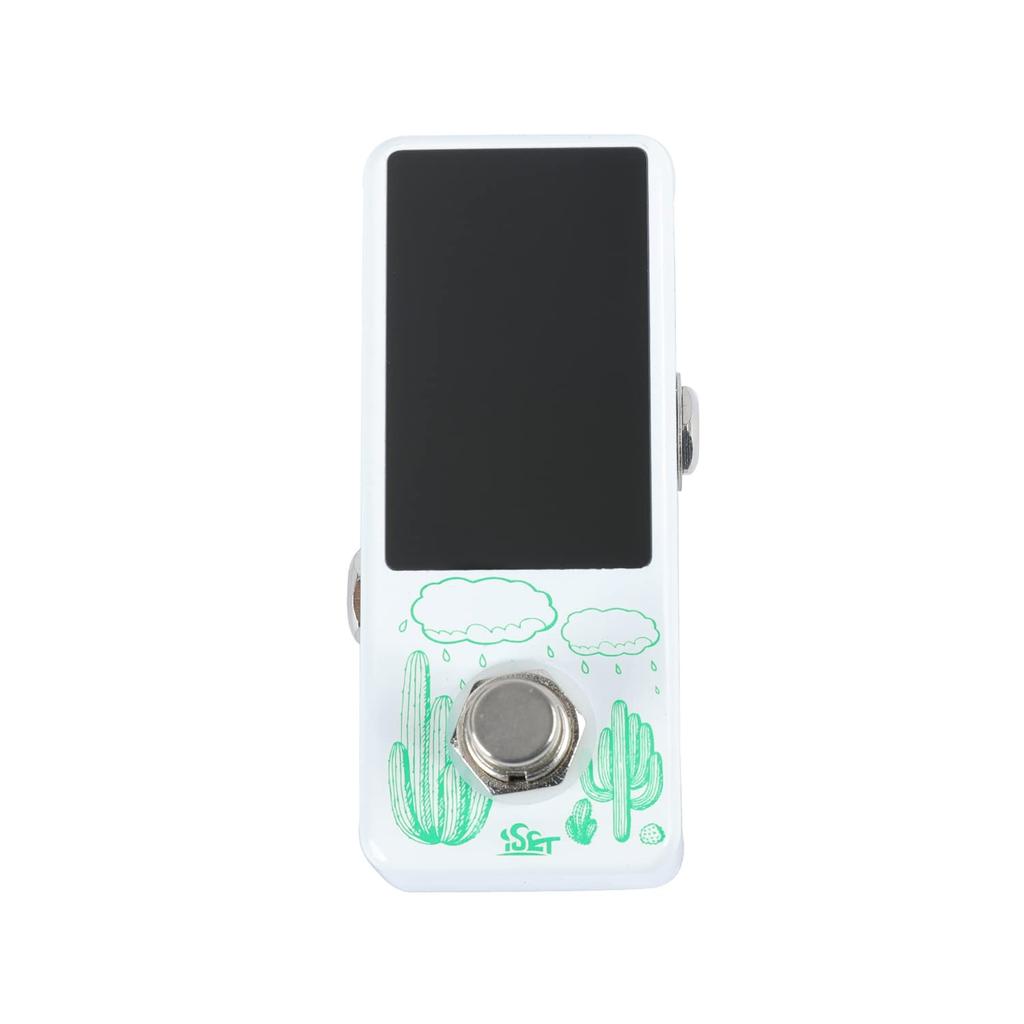 ISET Guitar Tuner Pedal High Precision Chromatic Auto with LCD Display for Guitar Bass Volin True Bypass (Tuner)