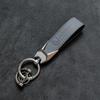 High-end PU Leather Car Keychain Anti-Loss Key Ring For Porsche Cayenne Panamera Macan Boxster 911 Carrera-GT 928 944 Accessory RT9