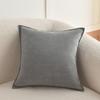 New Elegant Style Chenille Cushion Covers 18inch Square Solid Color Throw Pillowcase Soft Polyester Pillow Cases Bedroom Decor