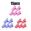 5/10/15pcs Nail Clips Acrylic Extension Forms Nail Quick Fingernail Extension Assistant Tools Nail Clips Nail Art Fixing Clip