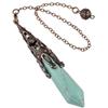 Energy Crystal Pendulum Spiritual Gem Stone Pendant Retro Reiki Pendulum  Dowsing