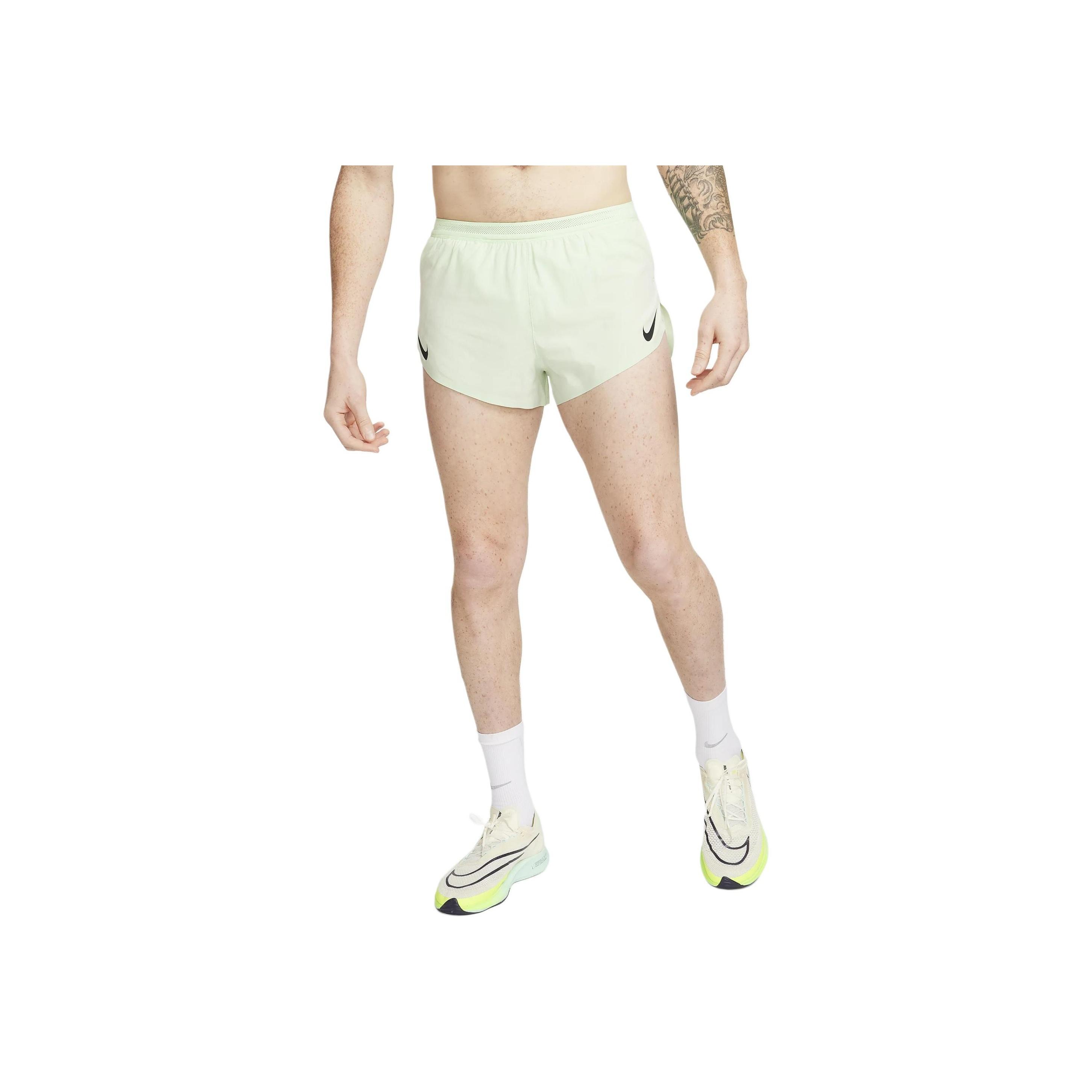 

Nike Шорты для фитнеса AeroSwift Solid Logo мужские шорты Steam-Green FN3349-376 L