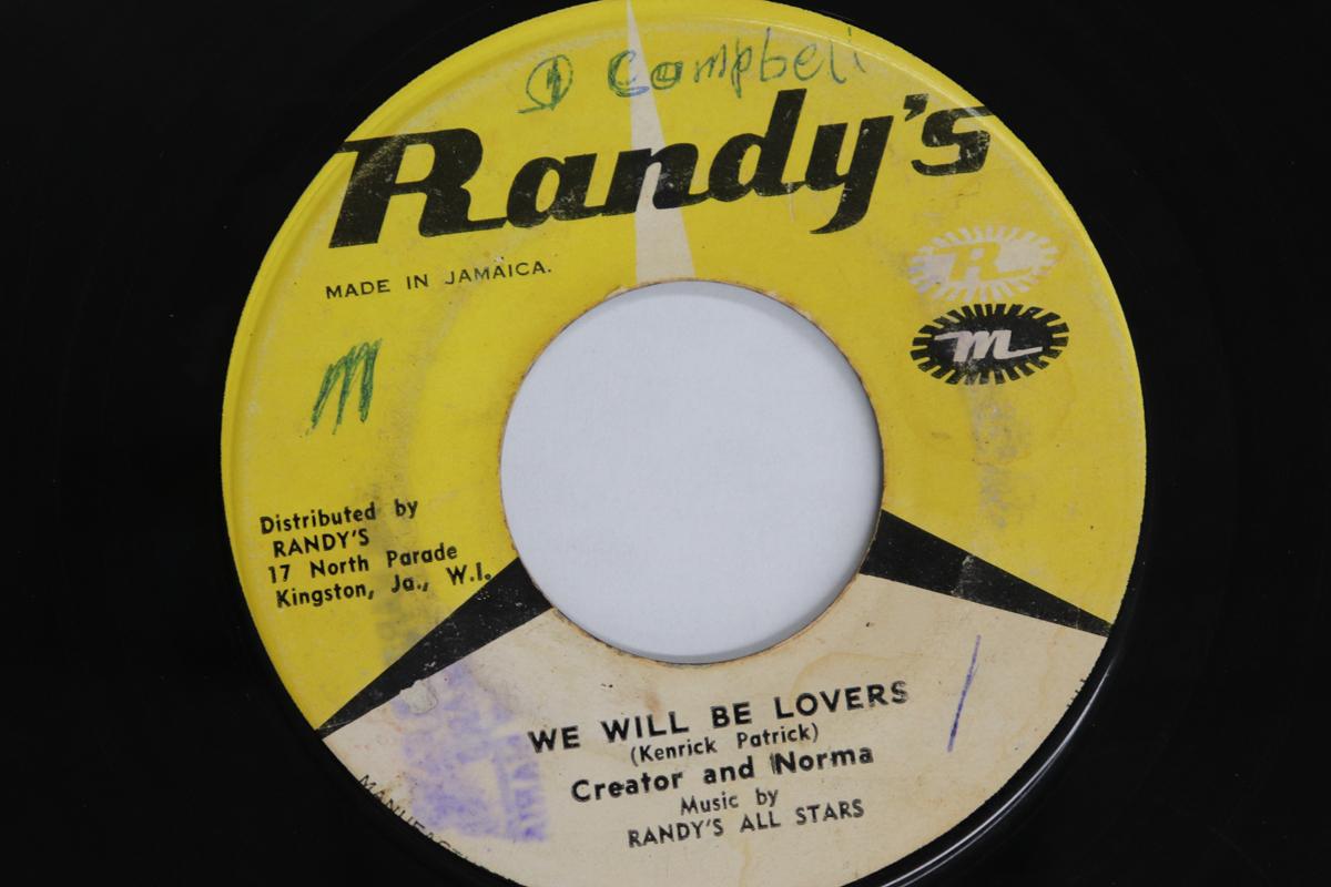 

7-дюймовая пластинка LORD CREATOR & NORMA FRAZIER / NORM - Мы будем любовниками / Давай, детка НИКАКОЙ RANDY S 1964 Ямайка Регги, Ска и Даб Б/У